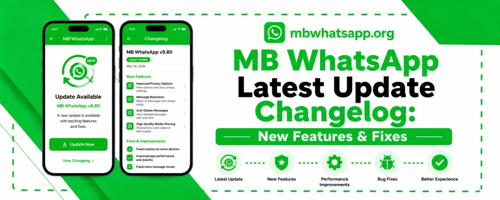 MB WhatsApp Latest Update Changelog New Features & Fixes