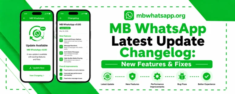 MB WhatsApp Latest Update Changelog New Features & Fixes